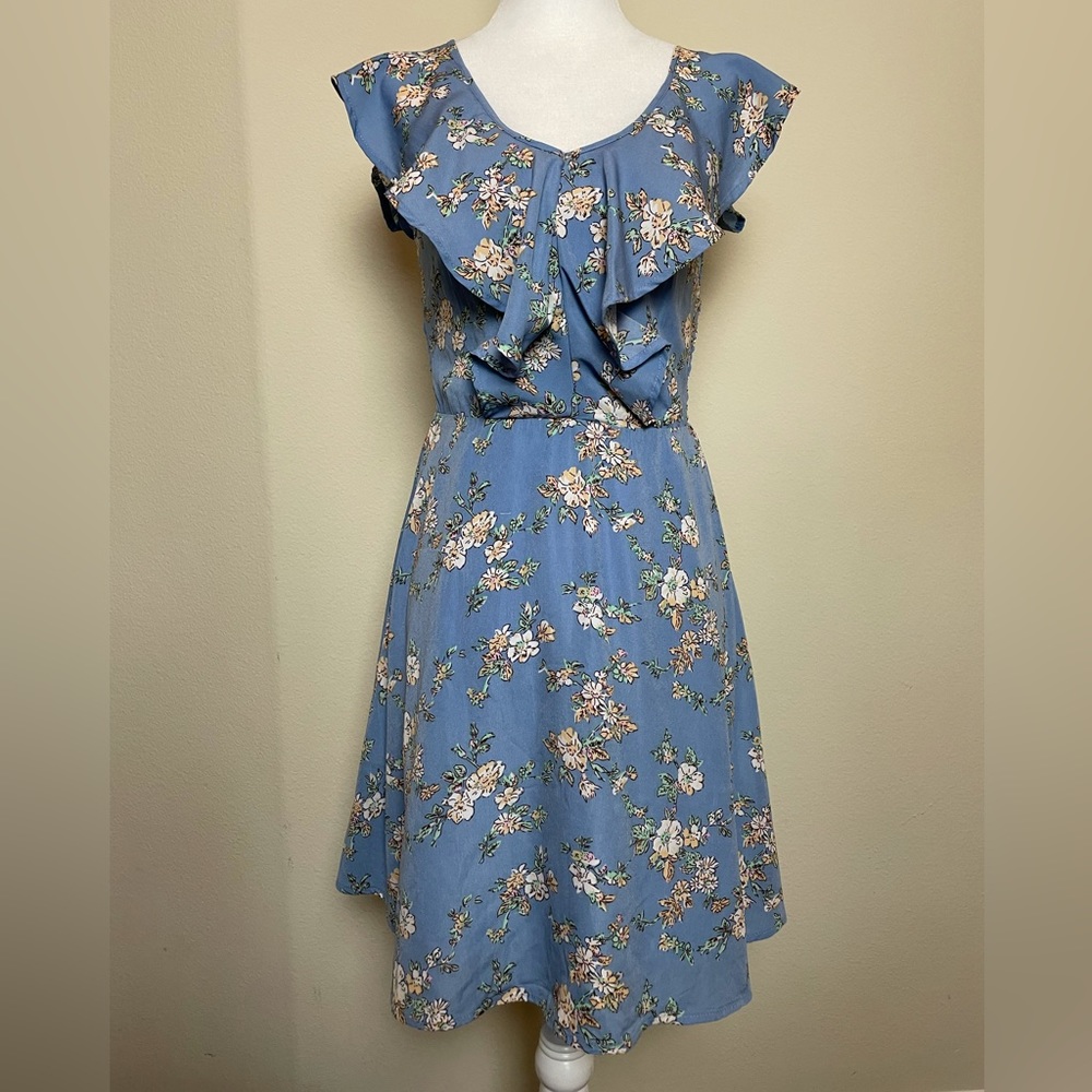 Varga Blue Floral Dress
